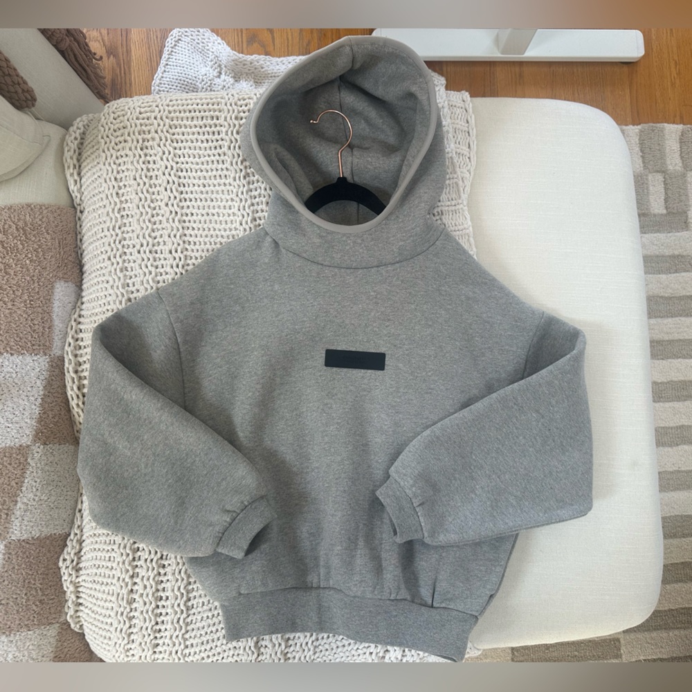 Essentials Heather Gray Sweatshirt for kids